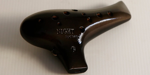NIGHT by Noble / N/N-SFSB Soprano Ocarina in F - Shine Black
