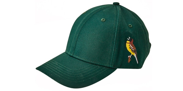 日本野鳥の会 / Original cap Yellow-breasted Bunting (green)