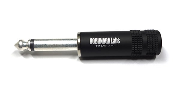 NOBUNAGA LABS ( ノブナガラボ )  / NLP-PRO-TP6.3MO-CQ-S【6.3mm 2極モノラル純銅プラグ 銀メッキ】