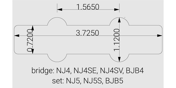 NORDSTRAND PICKUP ( ノードストランドピックアップ )  / NJ5 Bridge 70s era 4.50"(Long)画像2