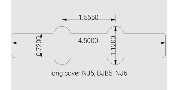 NORDSTRAND PICKUP ( ノードストランドピックアップ )  / NJ5 Bridge 70s era 4.50"(Long)画像3