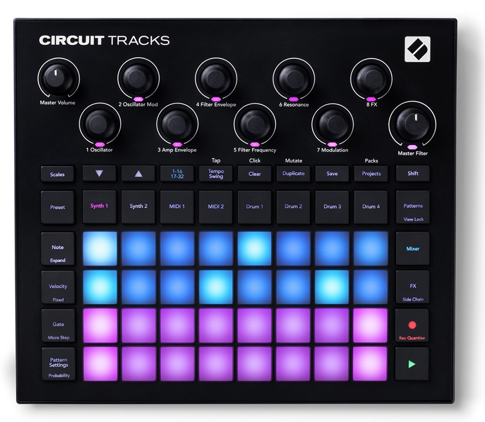 NOVATION/Circuit tracks グルーブボックス