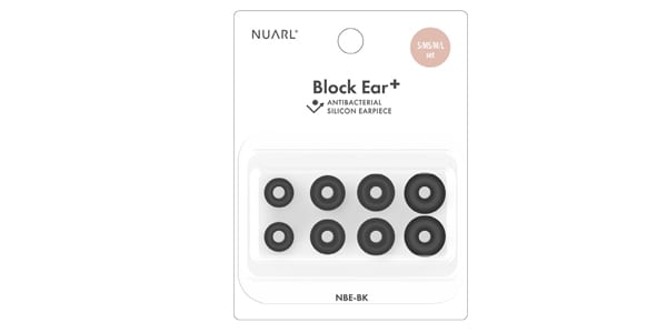 NUARL / Block Ear+ S/MS/M/L set [NBE-BK]画像2