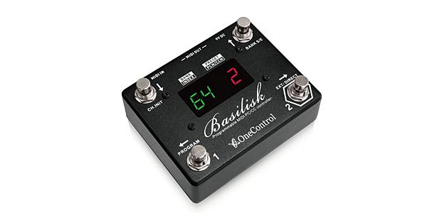 One Control Basilisk　MIDIコントローラーフットスイッチ