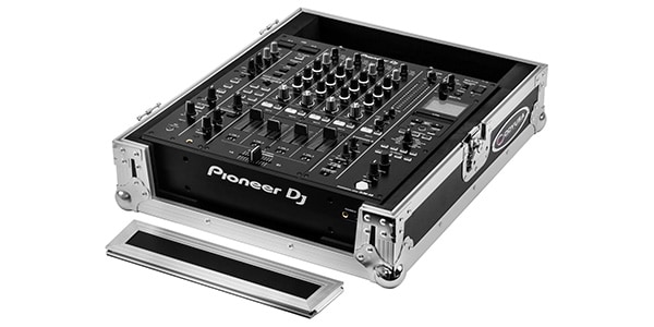Black Pioneer XDJ-RR Bottom 1U Rack Space Flight Case with