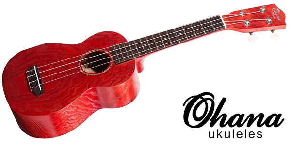 Ohana ukuleles ( オハナウクレレ )  / SK-15W Red