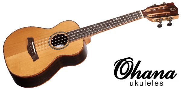 Ohana ukuleles ( オハナウクレレ )  / CK-50ME　【ソリッド・シダー＆マッカーサー・エボニー】