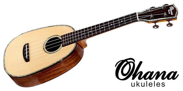 Ohana ukuleles ( オハナウクレレ ) / PKC-70G 【ソリッド・スプルース、ソリッド・マホガニー】