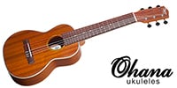 Ohana ukuleles / TKG-20 【テナー・ウクレレサイズのマイクロギター】