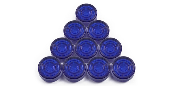 One Control / Footswitch Hat Deep Blue OC-FT-DB 10pcs