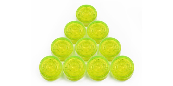 One Control / Footswitch Hat Green OC-FT-GR 10pcs