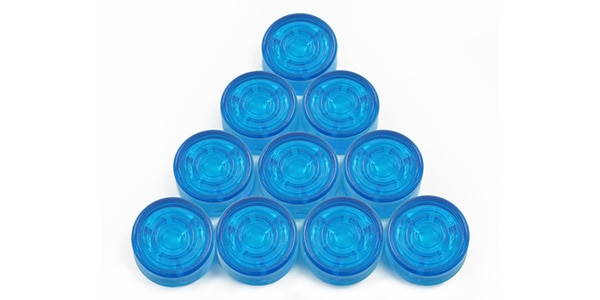 One Control / Footswitch Hat Light Blue OC-FT-LB 10pcs
