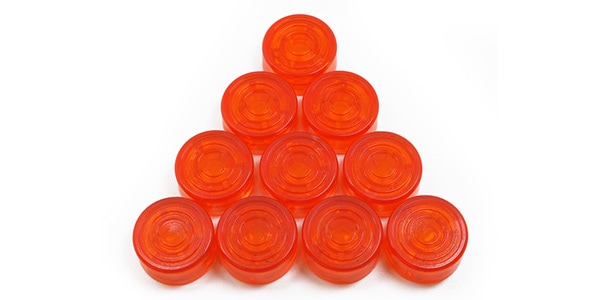 One Control / Footswitch Hat Orange OC-FT-OR 10pcs