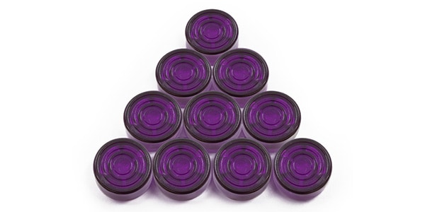 One Control / Footswitch Hat Purple OC-FT-PU 10pcs