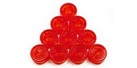 One Control / Footswitch Hat Red OC-FT-RE 10pcs