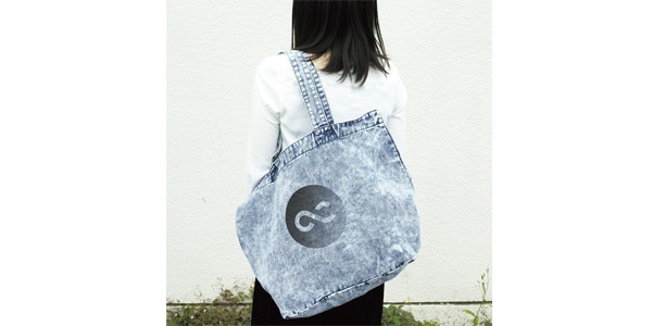 One Control / Tote bag (logo print) chemical wash画像4