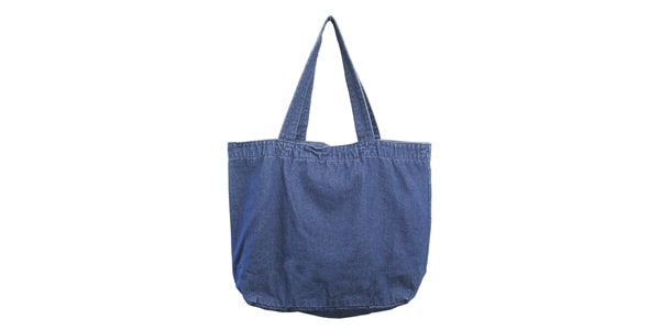 One Control / Tote bag (logo print) dark blue denim画像2