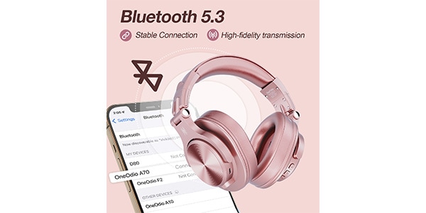 OneOdio / A70 Rose Gold画像6