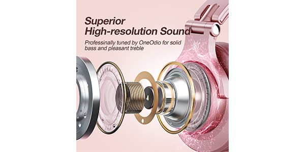 OneOdio / A70 Rose Gold画像7