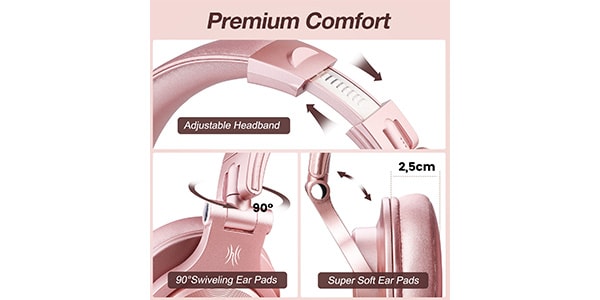 OneOdio / A70 Rose Gold画像8