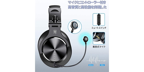 OneOdio / A71D Black Grey画像3