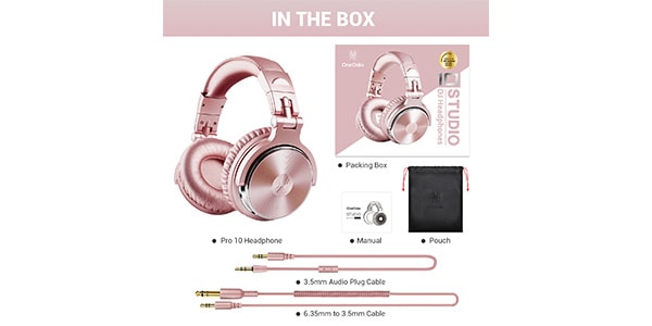 OneOdio ( ワンオーディオ ) / Pro 10 Rose Gold画像2