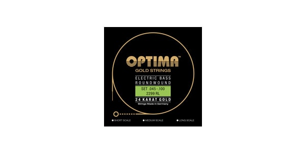 OPTIMA/E-BASS 24K GOLD STRINGS 2299.L RL