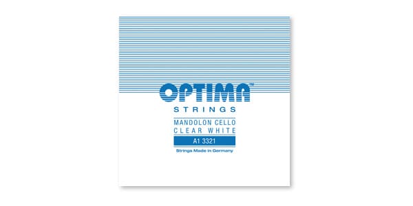 OPTIMA/3321　マンドロンチェロ弦　クリアホワイト　A