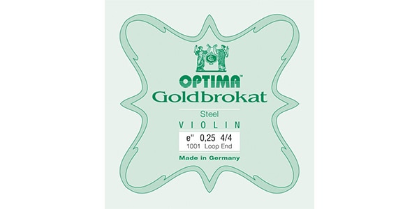 OPTIMA / Gold Brokat Violin String E String 025 LOOP 4/4