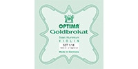 OPTIMA / Gold Brokat Violin String Set E026BALL 1/16
