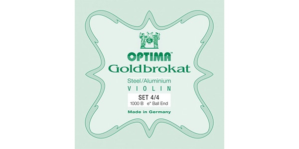 OPTIMA / Gold Brokat Violin String Set E026BALL 4/4