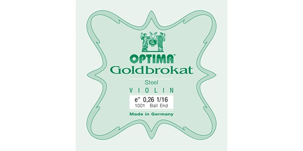 OPTIMA ( オプティマ )  / Gold Brokat バイオリン弦 E線 026 BALL1/16