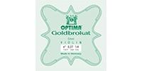 OPTIMA / Gold Brokat Violin String E String 027 BALL 1/4