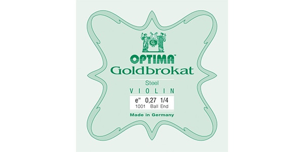 OPTIMA ( オプティマ )  / Gold Brokat バイオリン弦 E線 027 BALL 1/4