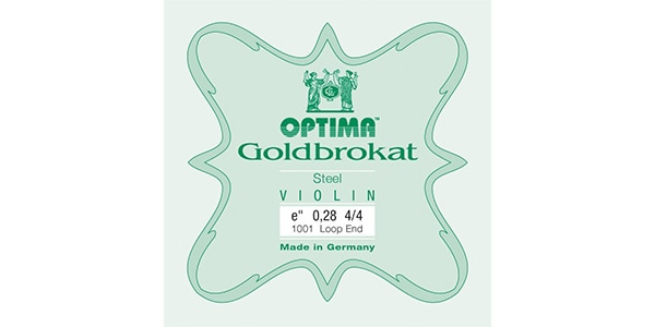 OPTIMA / Gold Brokat Violin String E String 028 LOOP 4/4