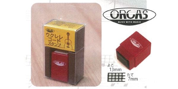 ORCAS/OSTA-04 ウクレレTAB譜作成用スタンプ