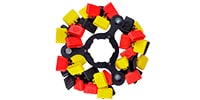 oruga / Ring-O 3D Plastic Rattles