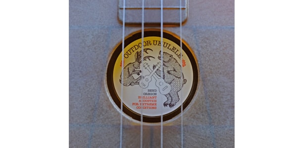 OUTDOOR UKULELE ( アウトドア ウクレレ )  / Soprano Brown Nickel　ソプラノウクレレ画像3