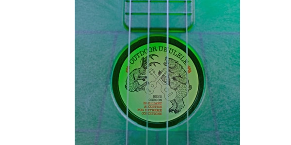 OUTDOOR UKULELE ( アウトドア ウクレレ )  / Tenor Green Gold画像3