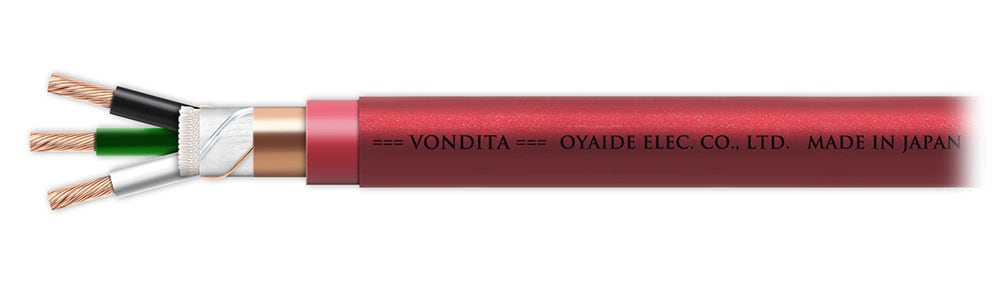 OYAIDE/VONDITA 1m 切り売り電源ケーブル