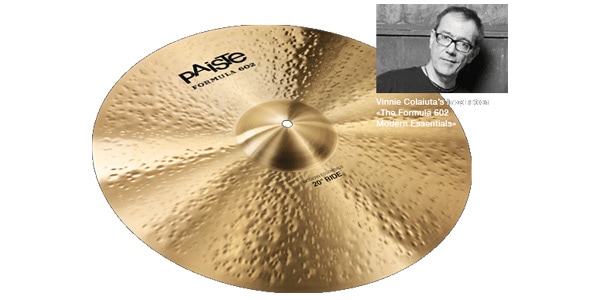 Modern　602　Paiste　Formula　Essentials　ライドシンバル　ドラム　Formula　(パイステ)　20