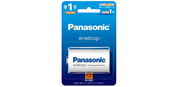 PANASONIC/ニッケル水素電池単1形