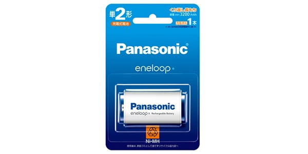 PANASONIC/ニッケル水素電池単2形