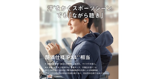 PANASONIC ( パナソニック )  / RB-F10D-K ブラック 完全ワイヤレスイヤホン画像8