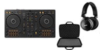 PIONEER DDJ-FLX4 ヘッドフォン＋ケースセット