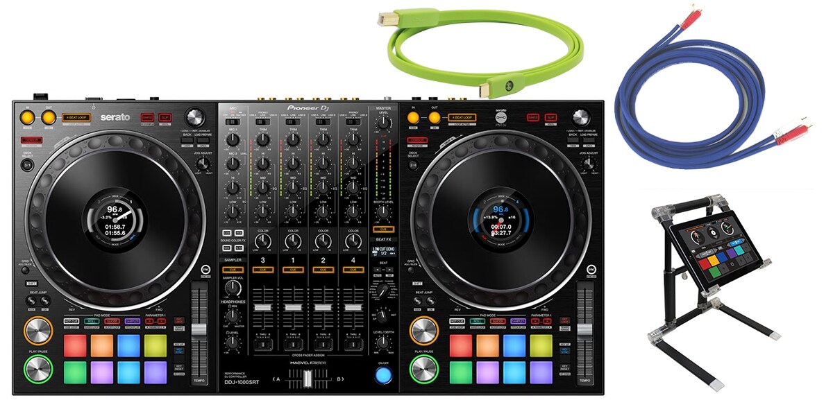 PIONEER/DDJ-1000SRT Serato DJ Pro用4ch PCDJ【厳選】ノベルティ3点付属