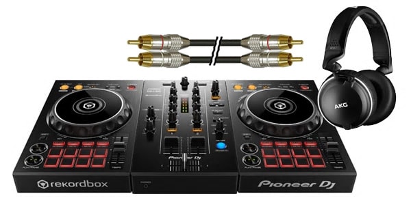 Pioneer DJ DDJ-400 ターンテーブル PCスタンド付属