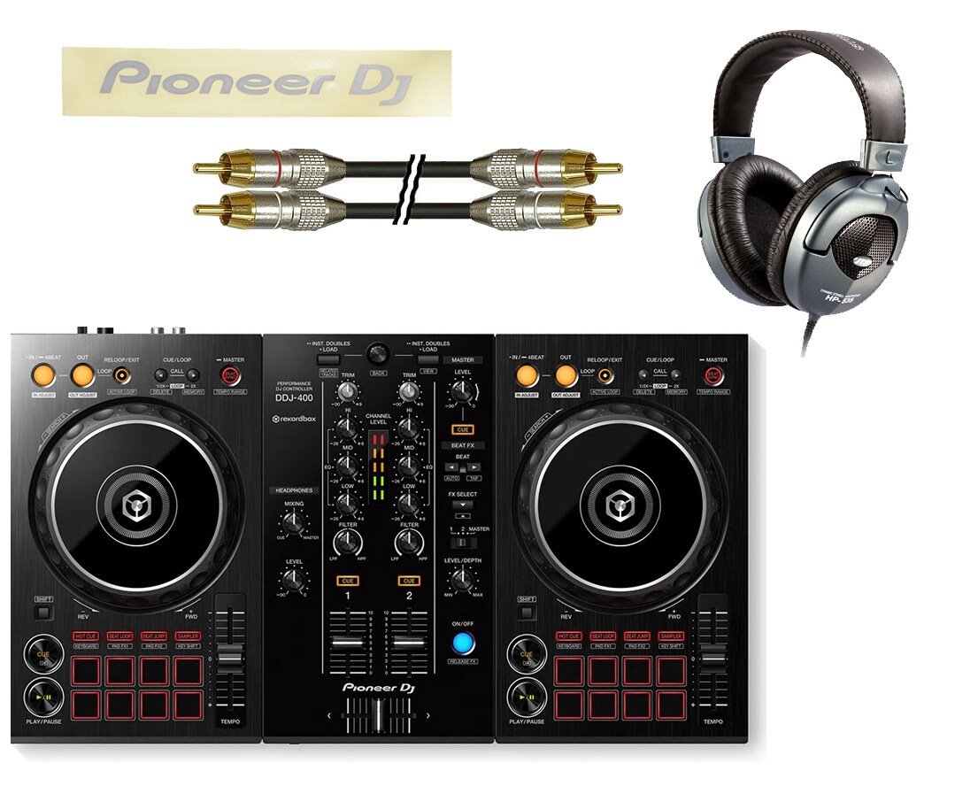 PIONEER/DDJ-400 rekordbox dj用2ch PCDJ　【厳選】ノベルティ3点付属