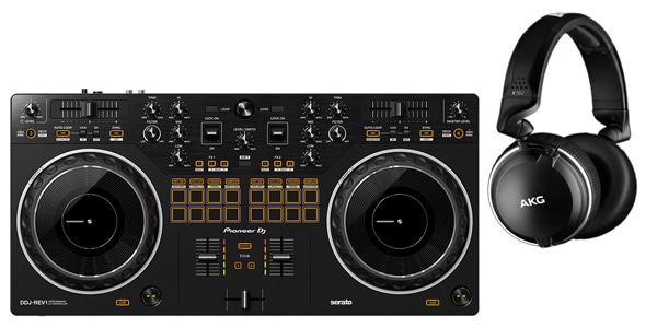 PIONEER/DDJ-REV1 AKGヘッドホンセット