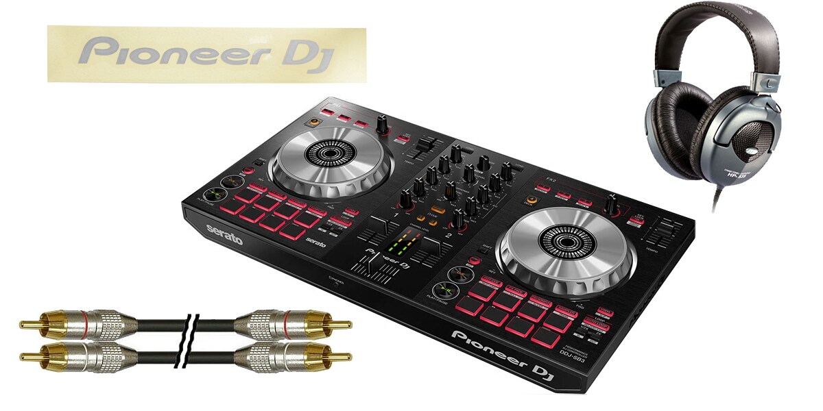 PIONEER/DDJ-SB3 Serato DJ Lite用2ch PCDJ　【厳選】ノベルティ3点付属